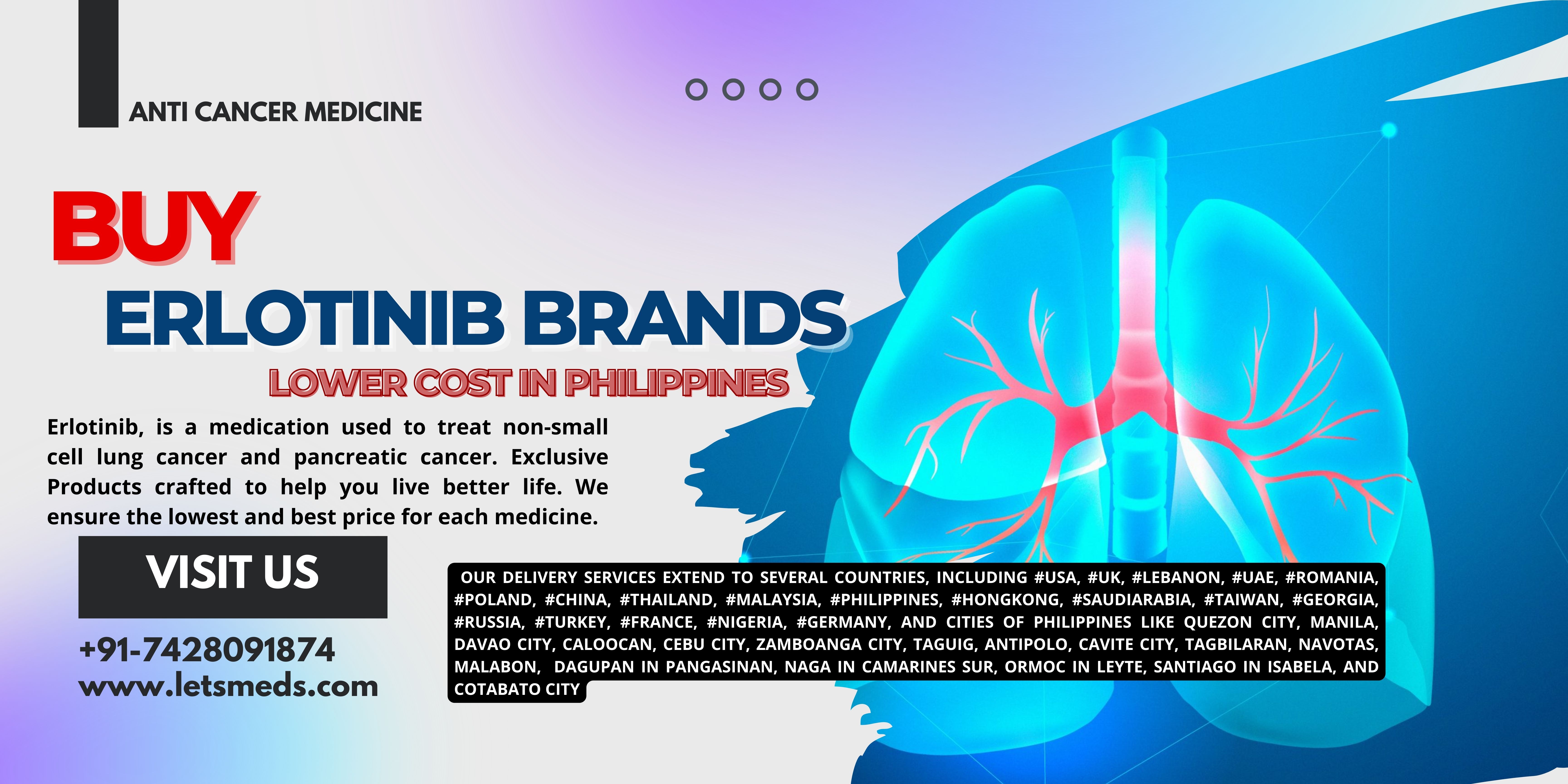 Generic Erlotinib Tablet Brands Price Online Manila Philippines รูปที่ 1