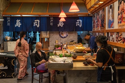 เซ้งโครงสร้าง+อุปกรณ์ ร้านอาหารญี่ปุ่น BTSบางหว้า โซนเพรชเกษม ในโครงการ G2 Connect รูปที่ 1