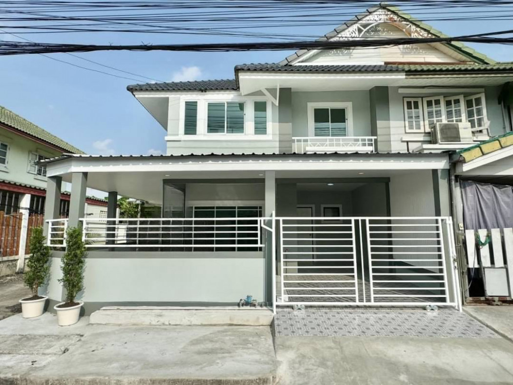 ขาย ทาวน์โฮม บ้านรีโนเวทแล้วสวย พฤกษา 14A 111.2 ตรม. 27.8 ตร.วา รูปที่ 1