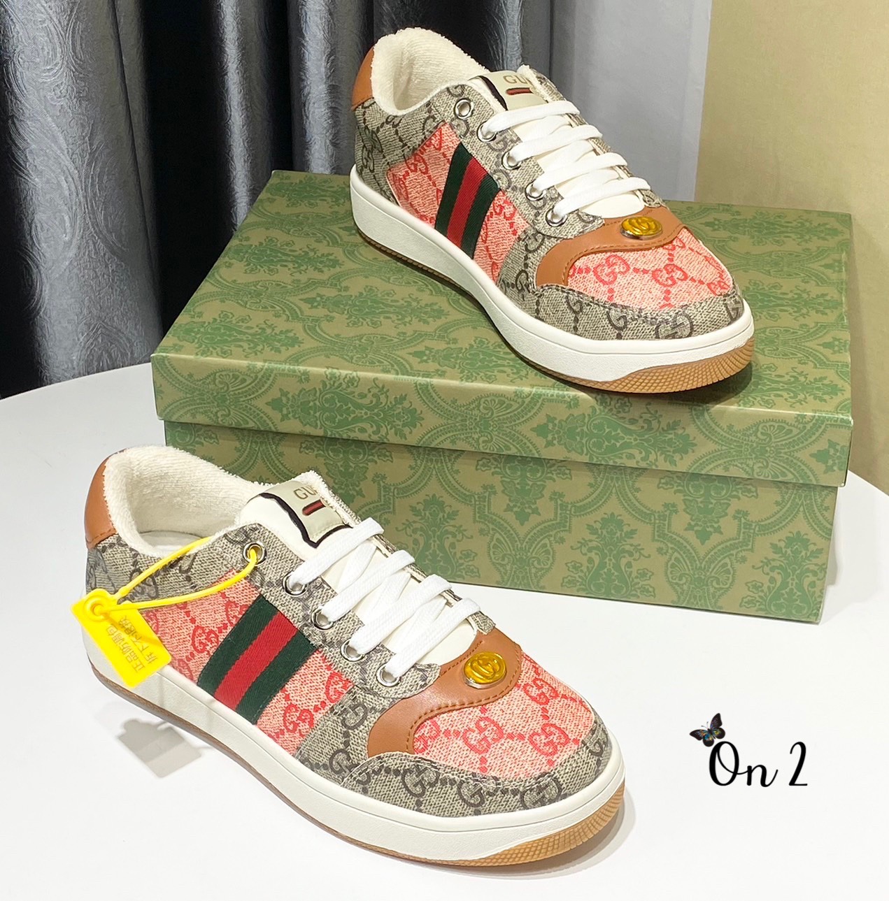 GUCCI Sneakers รองเท้าผ้าใบรุ่น  Gg Multicolor  รูปที่ 1