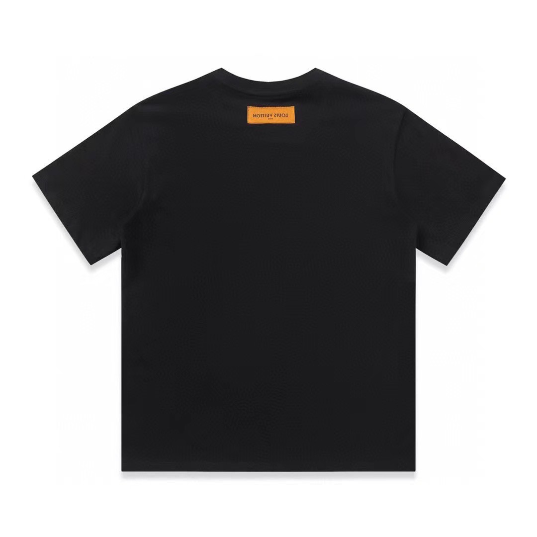 NEW LOUIS VUITON NECK T-SHIRT  รูปที่ 5