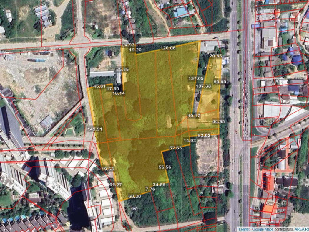 ขาย ที่ดิน ใกล้ทะเล บางพระ ศรีราชา ติดถ.สุขุมวิท ปากซอย 20 ขนาด 26 ไร่ 1 งาน 76.5 ตร.วา เหมาะลงทุนคอนโดใกล้ทะเล รูปที่ 2