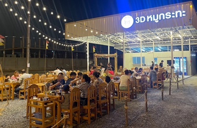 เซ้ง ร้านหมูกระทะ สายไหม เส้นหทัยราษฎร์ เลียบมอเตอร์เวย์ ที่จอดกว้าง หมู่บ้านเยอะ รูปที่ 1