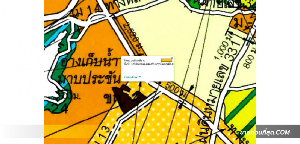 ขายที่ดิน 29 ไร่ 2 งาน 5 ตร.ว. ติดถนนหมายเลข 36 ใกล้ ม.ธรรมศาสตร์ ศูนย์พัทยา รูปที่ 3