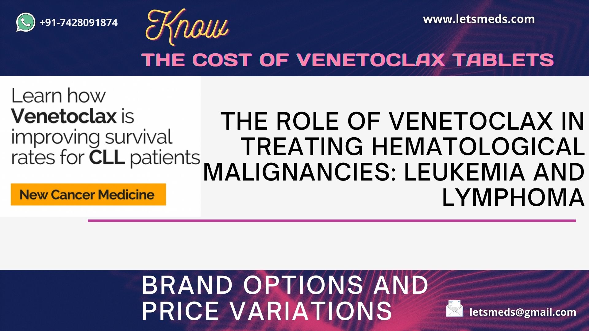 Why Choose LetsMeds for buy Generic Venetoclax 100mg Tablets USA? รูปที่ 1