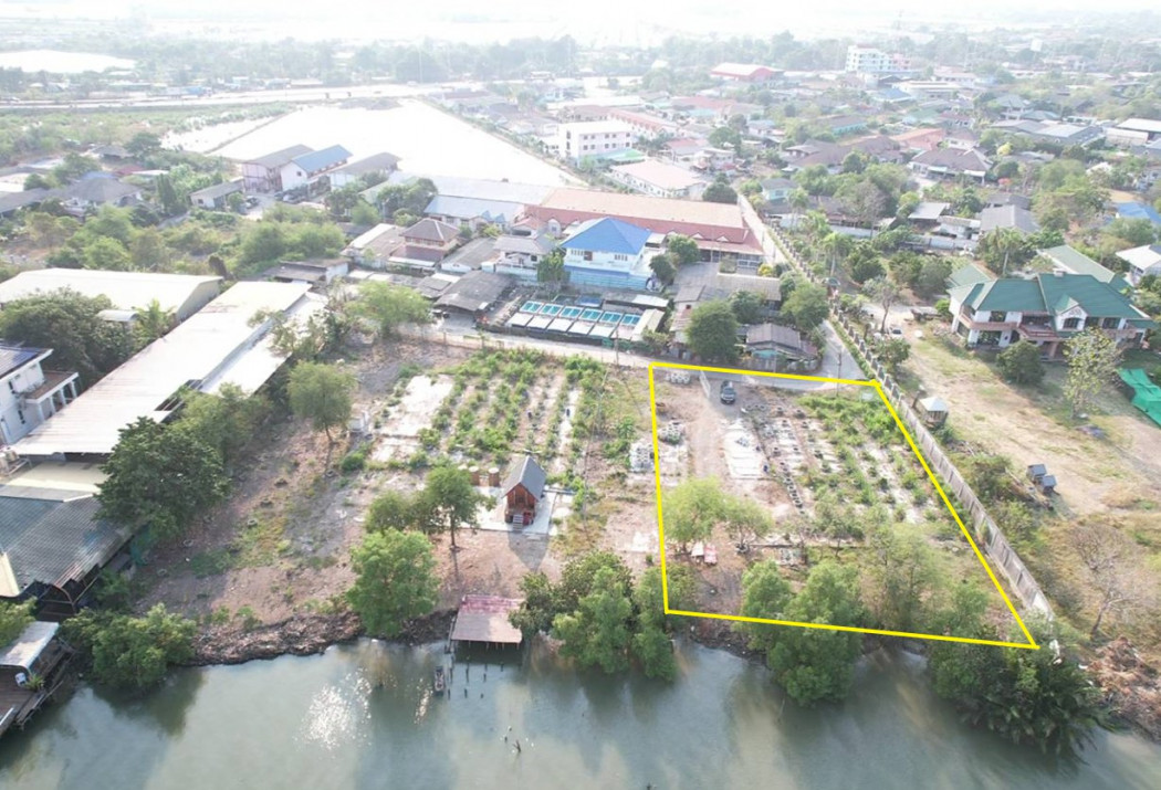 ขายที่ดินท่าสะอ้าน 1 ไร่ ทรงสี่เหลี่ยมสวยติดแม่น้ำบางปะกงติดถนนซอยท่าไข่ 5 ใกล้ถ.สิริโสธร314 - 350 เมตร อ.บางปะกง จ.ฉะเชิงเทรา รูปที่ 7