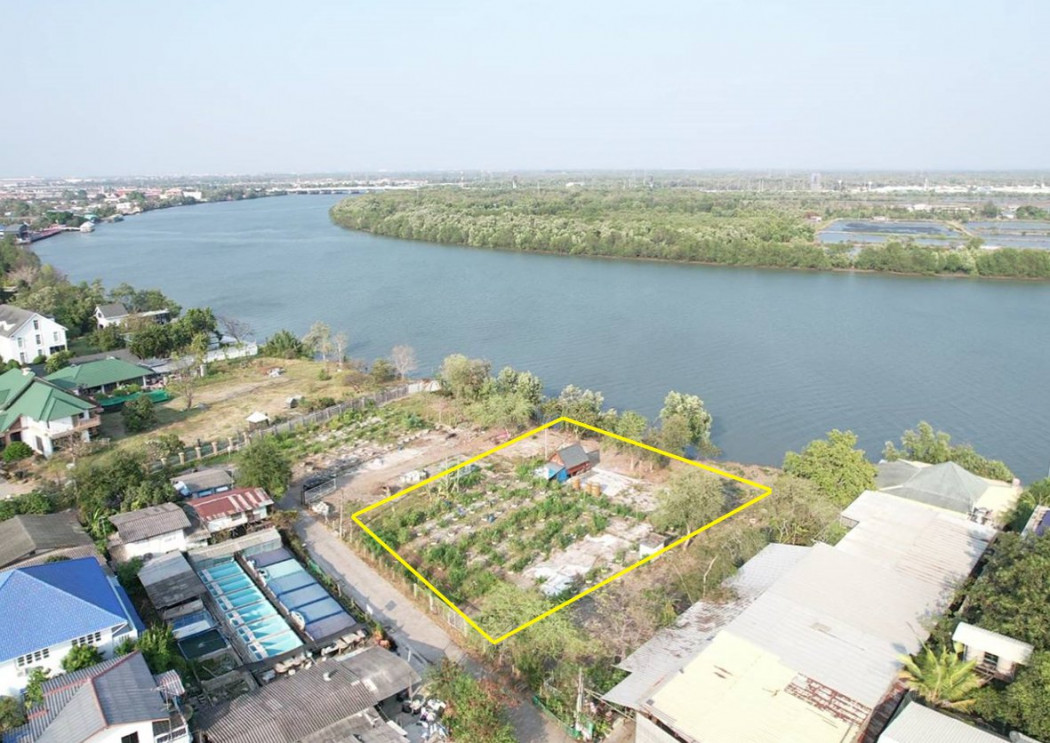 ขายที่ดินถมแล้ววิวสวยติดแม่น้ำบางปะกง 1 ไร่ ทรงสี่เหลี่ยมสวย ติดถ.ซอยท่าไข่ 5 ใกล้ถ.สิริโสธร314 - 350 เมตร จ.ฉะเชิงเทรา รูปที่ 8