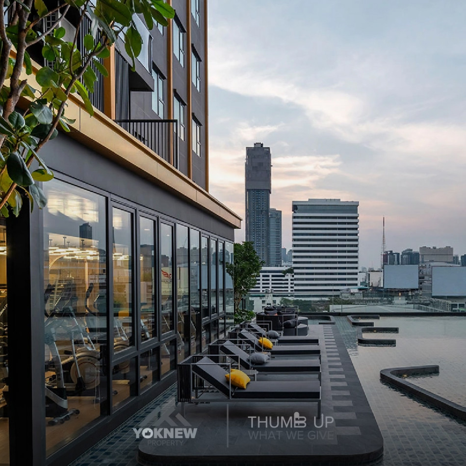 ปล่อยให้เช่าราคาดีจับต้องได้1 BED 1 BATH ห้องตกแต่งครบ คอนโด The Base Phetchaburi-Thonglor รูปที่ 1