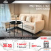 รูปย่อ ว่างให้เช่าMetro Luxe Ratchada ห้อง 1 BED 1 BATH ตกแต่งสวย Luxury เฟอร์นิเจอร์ครบครัน รูปที่3