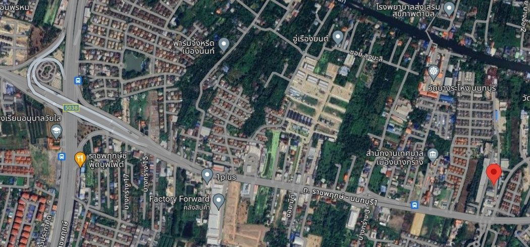 ให้เช่า ที่ดิน สี่เหลี่ยมผืนผ้า ถมแล้ว ที่ดิน 334.4 ตร.วา รูปที่ 4