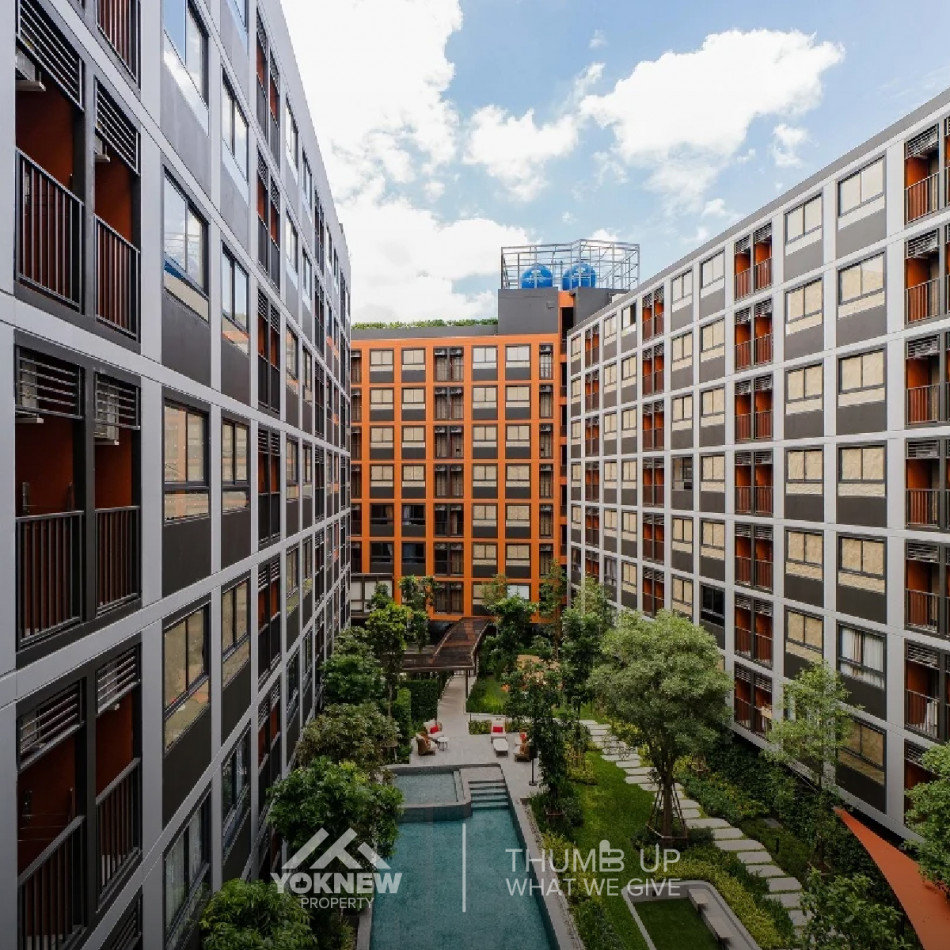 ขาย 1 BED 1 BATH ห้อมี Courtyard อยู่ตรงกลาง คอนโดใหม่ The Muve Bangna ราคาลดเป็นแสน รูปที่ 1