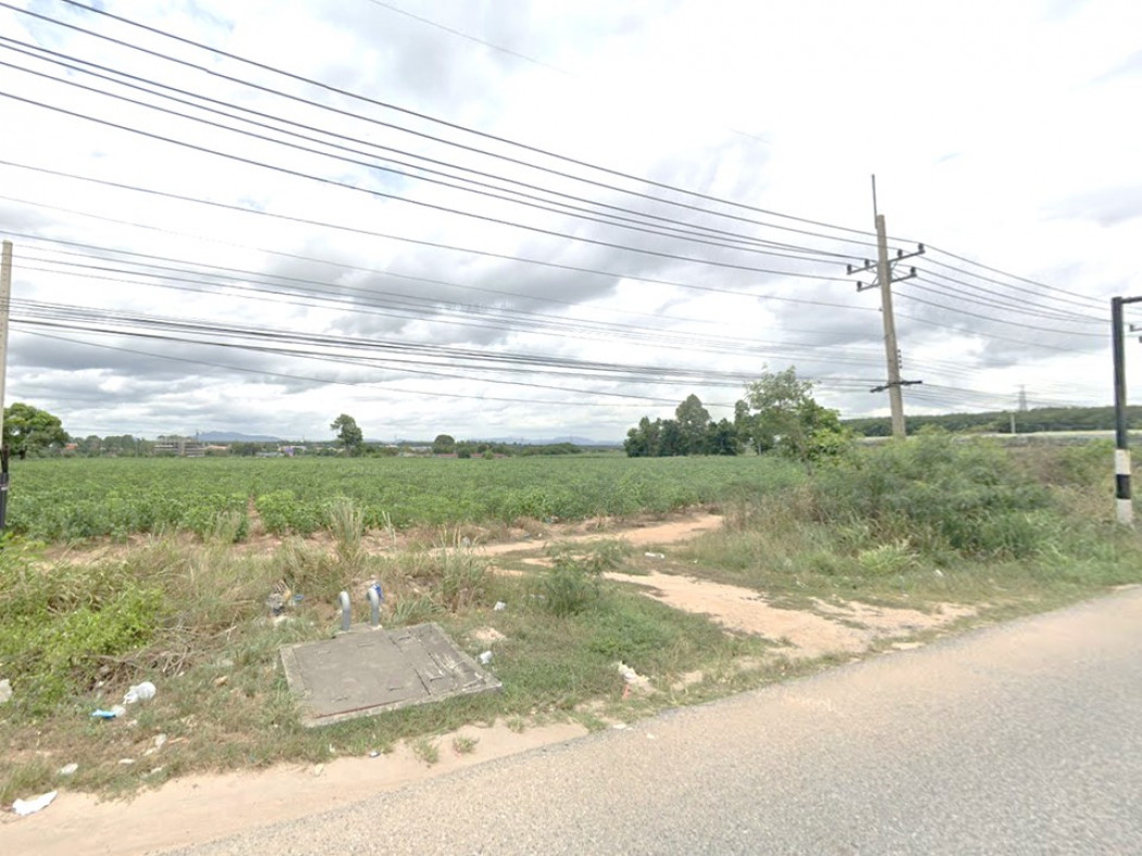 ขาย ที่ดินแปลงใหญ่ริมถนน มาบยางพร ริมถนน3191 26 ไร่ 2 งาน 44.4 ตร.วา เหมาะทำโรงงาน โกดังสินค้า รูปที่ 4