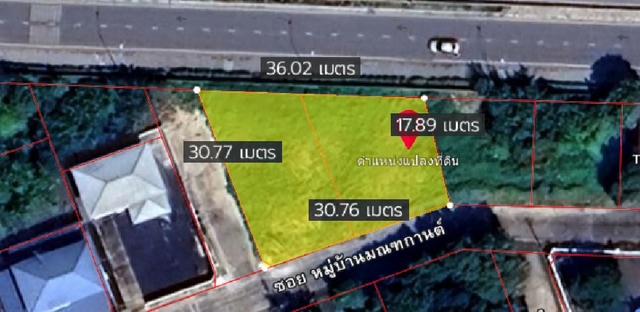 ขาย ที่ดินเปล่า 196 ตร.ว. แปลงมุม ถมแล้ว หมู่บ้านมณฑกานต์ ตลิ่งชัน ติดถ.กาญจนาภิเษก ติดถนนเมนโครงการ  เหมาะสร้างบ้านพัก โฮมออฟฟิต รูปที่ 1