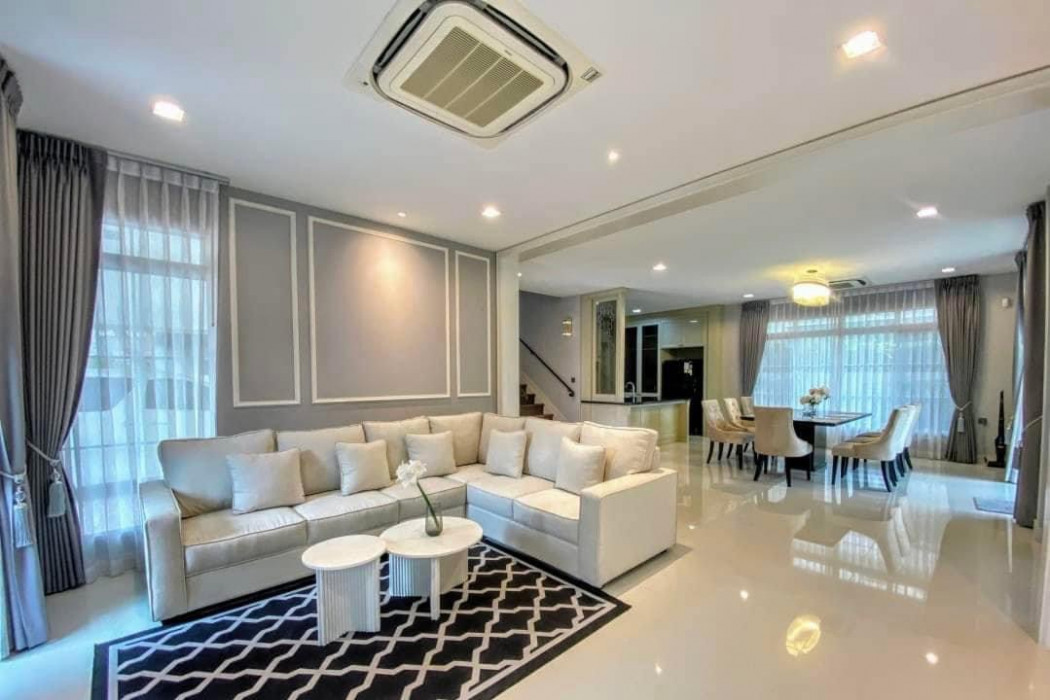 ให้เช่า บ้านเดี่ยว นันทวัน รามอินทรา-พหลโยธิน 50 บ้านใหม่ แปลงมุม 4ห้องนอน รูปที่ 4