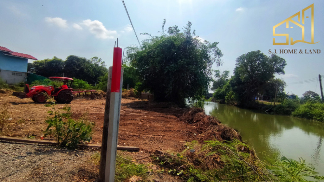 ที่ดินริมน้ำ อ. บางไทร อยุธยา ฝั่งน้ำไม่ท่วม ID-13876 รูปที่ 6