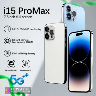 【รับประกัน 1 ปี】ของแท้100% i15 Max Pro 5G 7.5นิ้ว โทรศัพท์มือถือ แรม16GB รอม512GB Smartphone Android12.0 5G รองรับ2ซิม โทรศัพท์สมา 6800mAh โทรศัพท์ Mobile phone Facebook จัดส่งฟรี เมนูภาษาไทย รับประกัน1ปีCOD โทรศัพท์มือถือ โทรศัพท์เล่นเกม มือถือ โทรศัพท์ รูปที่ 1