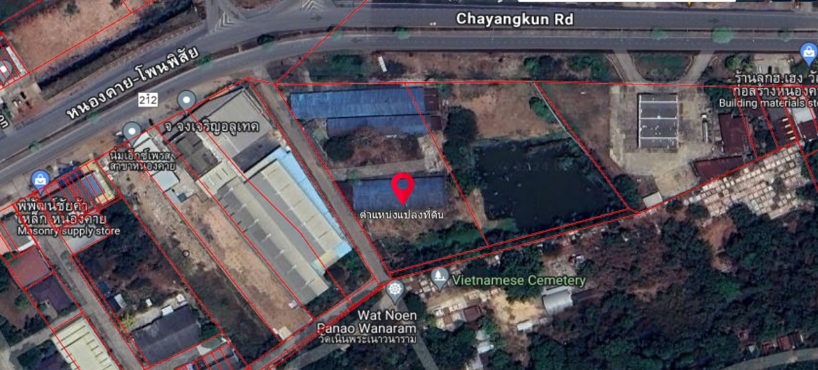 ขายที่ดิน เมืองหนองคาย อยู่ติดหน้าวัดเนินพระเนาวนาราม. เนื้อที่ 5 ไร่ 0 งาน 13.9 ตารางวา ติดถนนหลัก หนองคาย-โพนพิสัย ราคาไร่ละ 6,000,000 ล้านบาท   รูปที่ 2