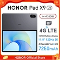 แท็บเล็ต HONOR Pad X9 Tablet 4G+128G LTE Version 11.5 Inches 2K ชิป Snapdragon 685 Supports SIM Card