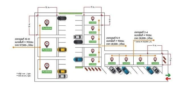 POR4120 ให้เช่า โกดัง สร้างใหม่ พร้อมออฟฟิศ 2 ชั้น  ซอยอ่อนนุช 39 ซอยศรีนครินทร์24 ใกล้ MRT ศรีนุช สามารถทำ café studio สำนักงาน ทำเลดี รูปที่ 1