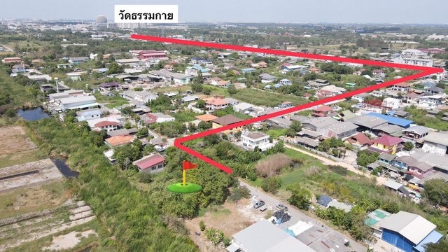 ที่ดินคลอง4 คลองหลวง ที่ดินทำเลทอง ใกล้ทางด่วน เนื้อที่ 229 ตร.ว รูปที่ 1