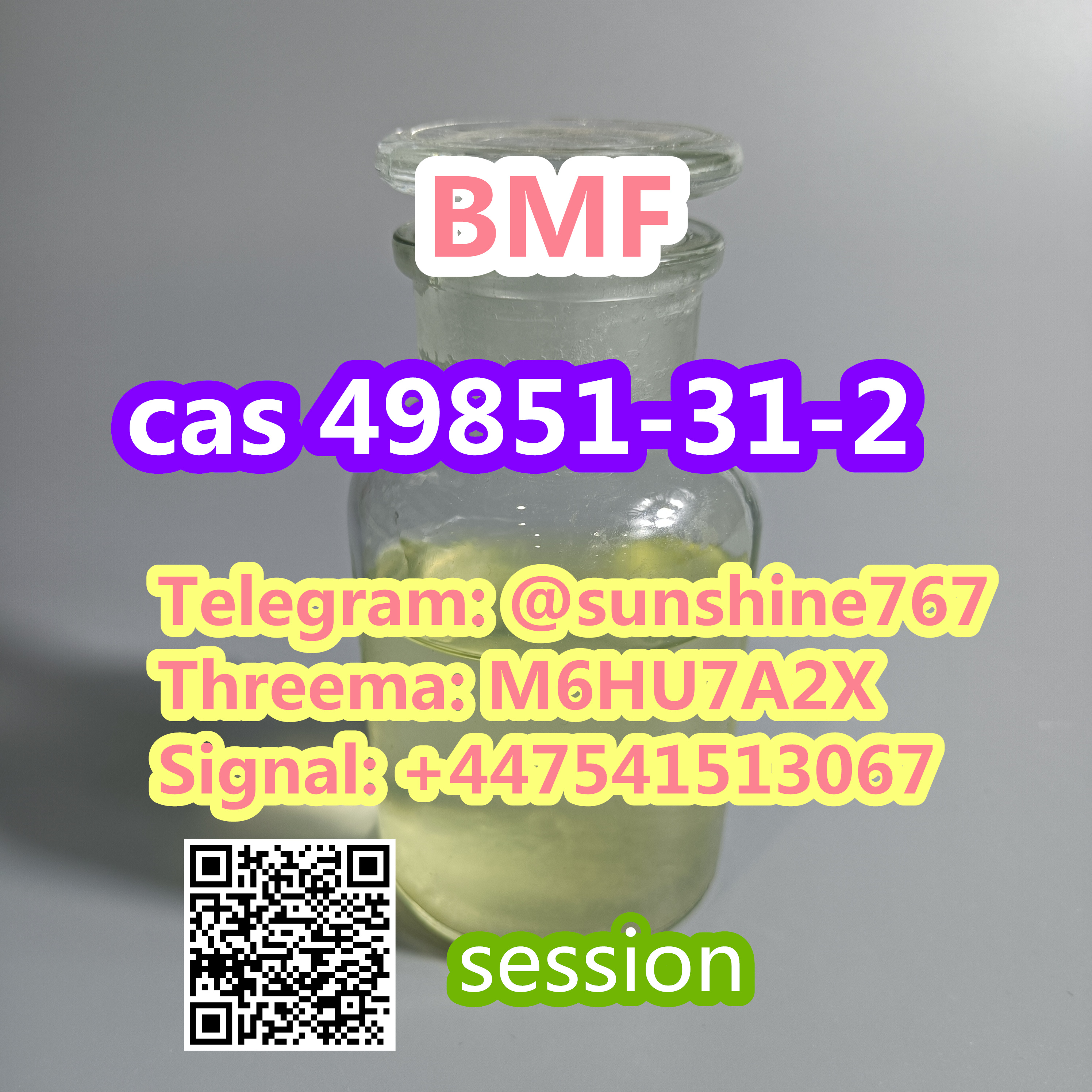 Telegram:@sunshine767 2-Bromo-1-phenyl-pentan-1-one CAS 49851-31-2 รูปที่ 1