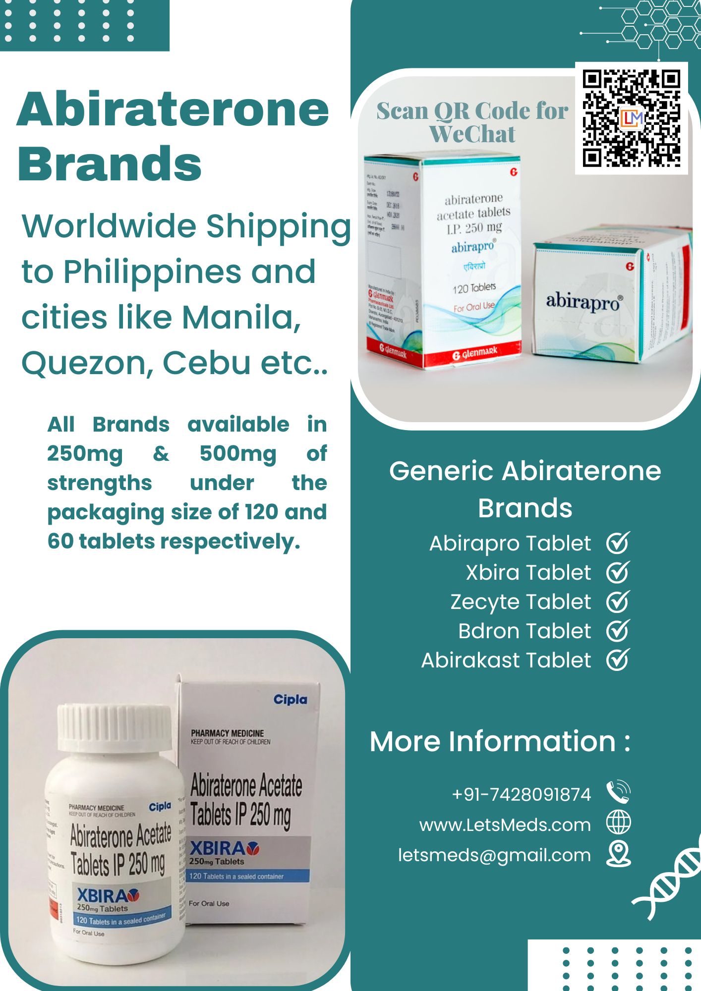 Generic Abiraterone Tablets Price Philippines รูปที่ 1
