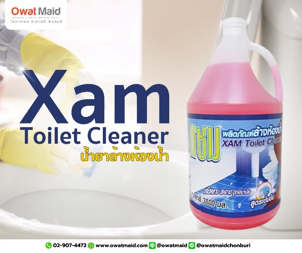 น้ำยาล้างห้องน้ำ (Xam Toilet Cleaner) รูปที่ 1