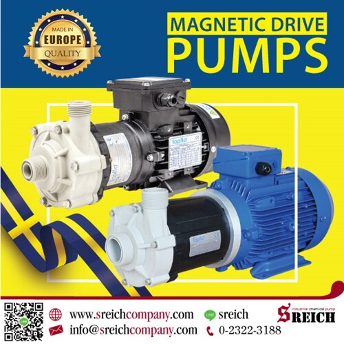 Magnetic drive pumps ปั๊มสูบส่งสารเคมีอย่างปลอดภัยเพื่อป้องกันอันตรายจากสารเคมี  รูปที่ 1