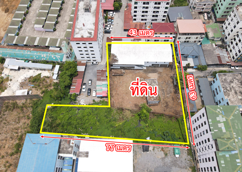 ขายที่ดินพร้อมอาคารสำนักงาน ถนนโรจนะ ซอยวัดคานหาม อยุธยา รูปที่ 2