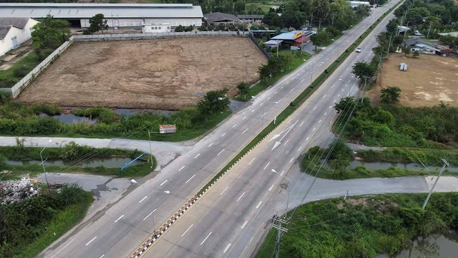 ขายที่ดิน 5 ไร่  ติดถนนบางลี่-หนองวัลย์เปรียง อ.สองพี่น้อง จ.สุพรรณบุรี รูปที่ 1