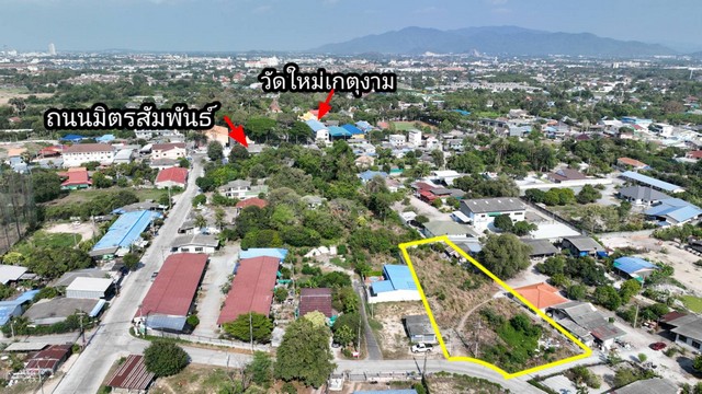 ขายที่ดินอำเภอเมืองชลบุรี 1-0-93 ไร่ ถนนมิตรสัมพันธ์ ตำบลบ้านปึก อำเภอเมือง ชลบุรี ทำเลดี ผังสีส้ม อยู่ในแหล่งชุมชน รูปที่ 1