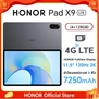 แท็บเล็ต HONOR Pad X9 Tablet 4G+128G LTE Version 11.5 Inches 2K ชิป Snapdragon 685 Supports SIM Card