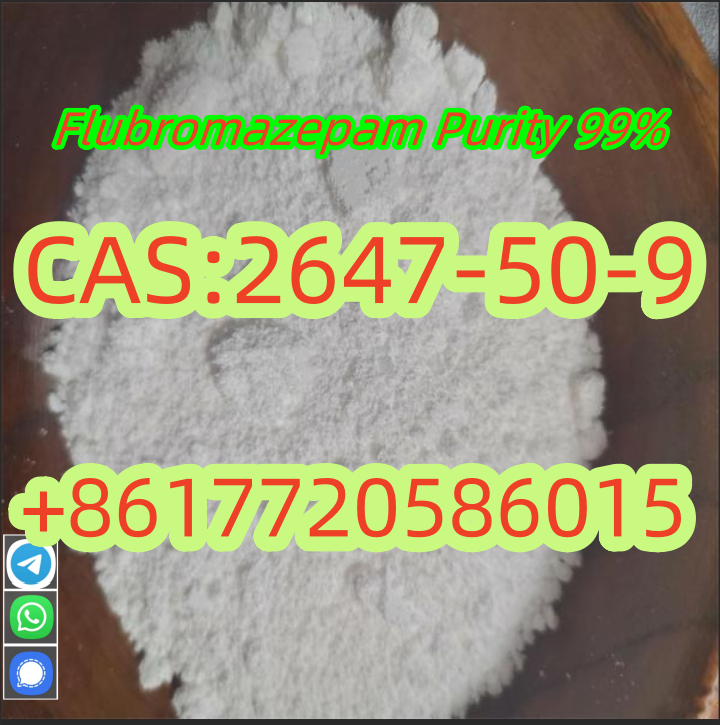 high purity Flubromazepam CAS 2647-50-9 รูปที่ 1