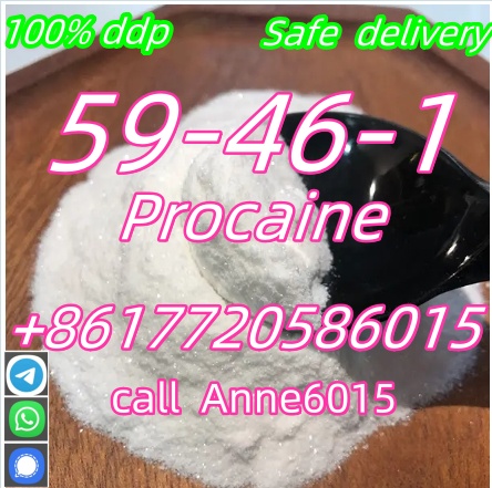 Procaine manufacturer supply CAS 59-46-1 Procaine hcl powder with China factory price +8617720586015 รูปที่ 1