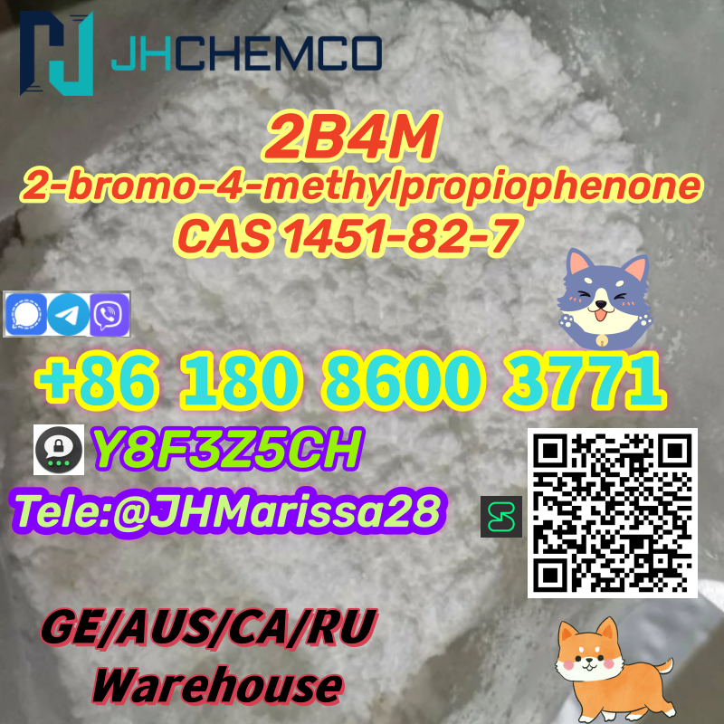 RU Stock CAS 1451-82-7 2-bromo-4-methylpropiophenone Threema: Y8F3Z5CH		 รูปที่ 1