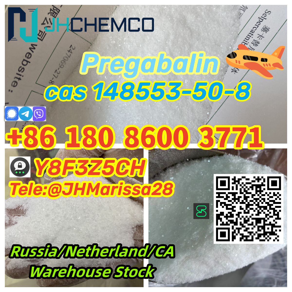 Professional CAS 148553-50-8 Pregabalin Threema: Y8F3Z5CH		 รูปที่ 3