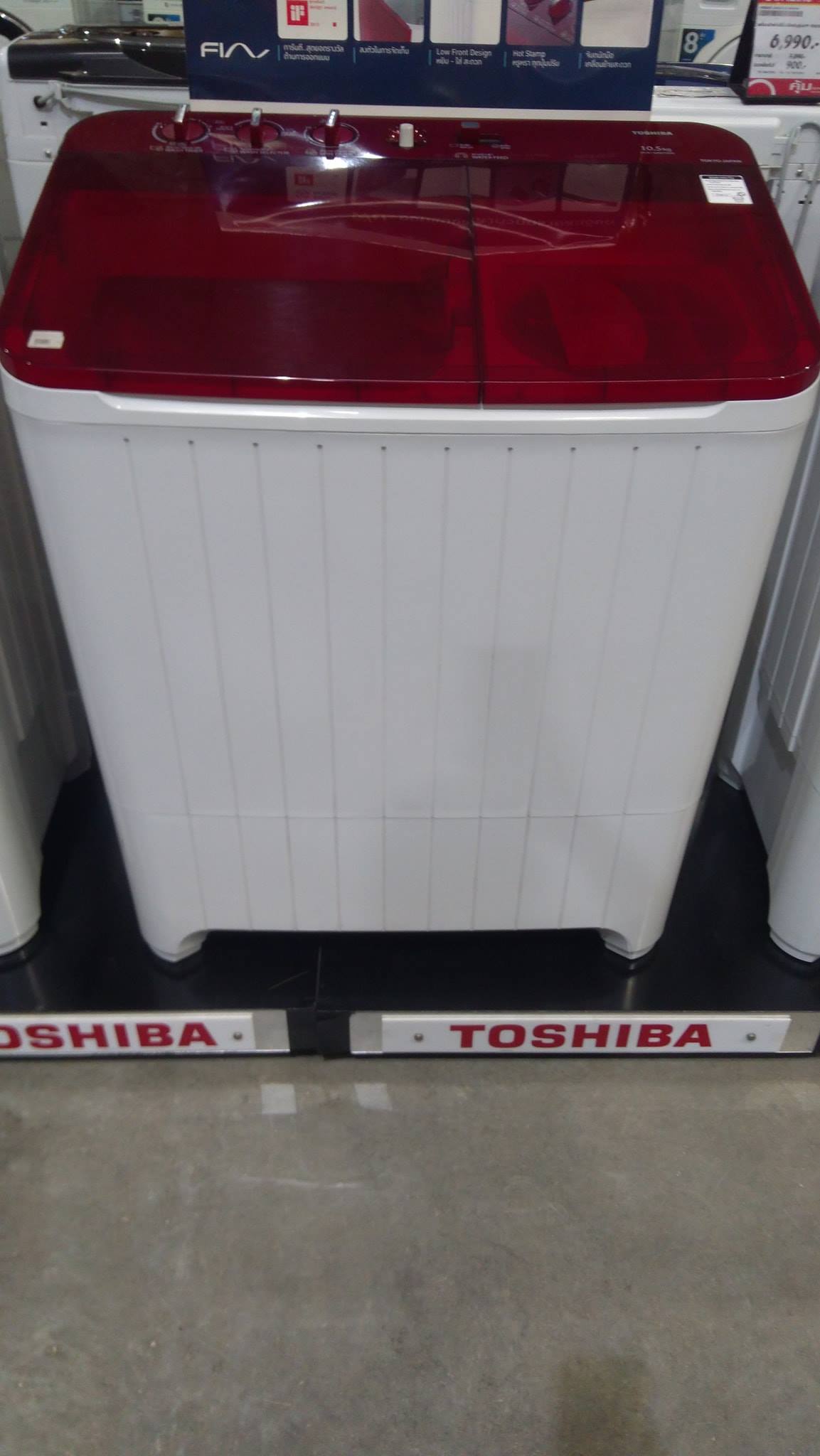CASPERเครื่องซักผ้า2ถังWD-75NBWTความจุ7.5กิโลกรัมแคสเปอร์แบรนด์คนไทยผลิตรับประกัน10ปี+PREORDERฟรีSOUNDBARลำโพงบูลทูธพกพา รูปที่ 4