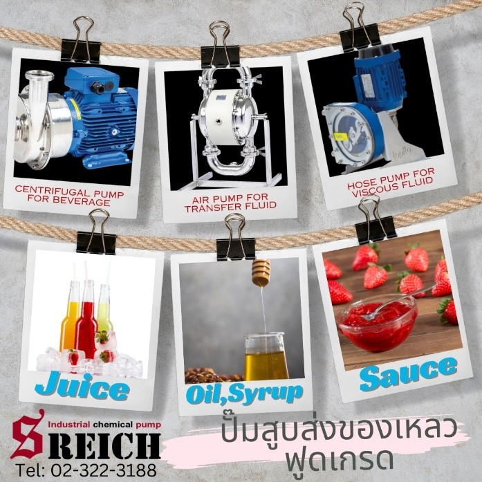 ปั๊มผลิตอาหาร – เครื่องดื่ม SANITARY PUMPS รูปที่ 1