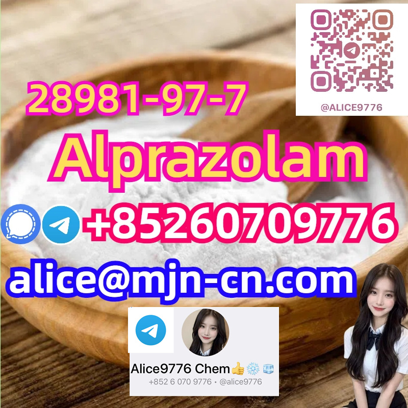 CAS 28981-97-7 Alprazolam	telegram/Signal:+85260709776 รูปที่ 1