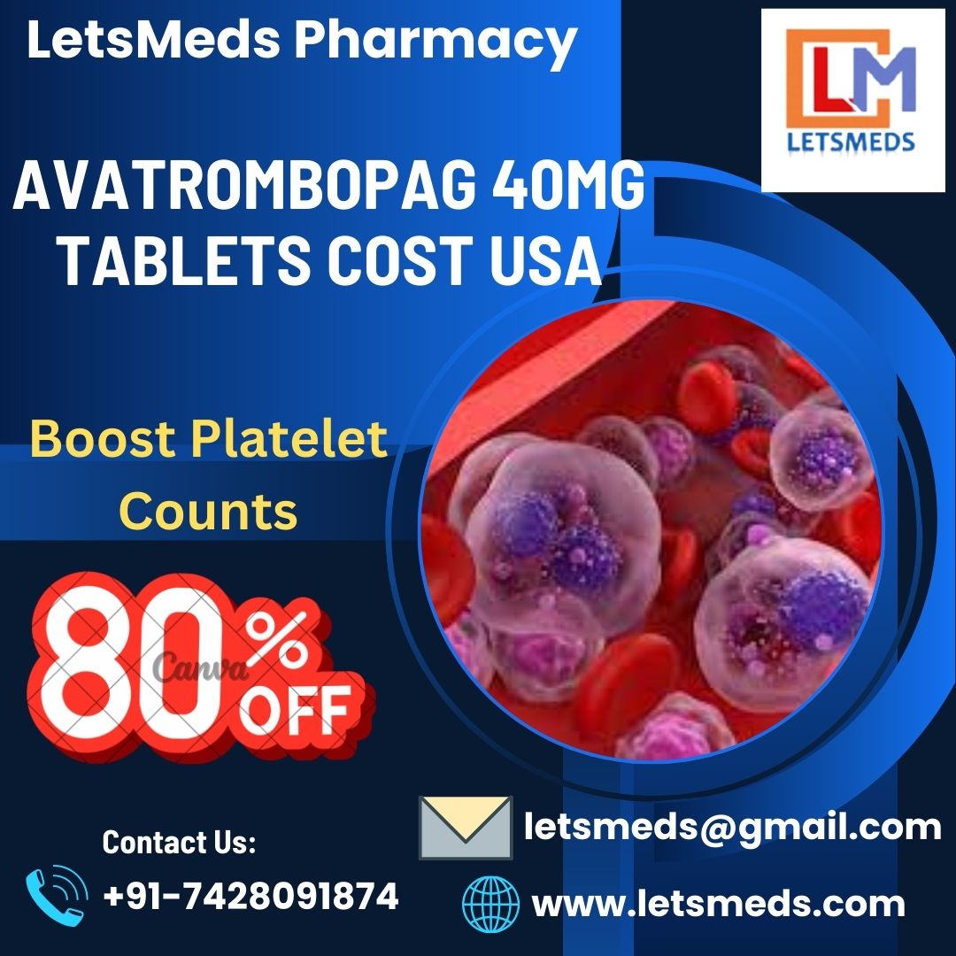 Buy Avatrombopag 40mg Tablets Online Cost Philippines, USA, Thailand รูปที่ 1