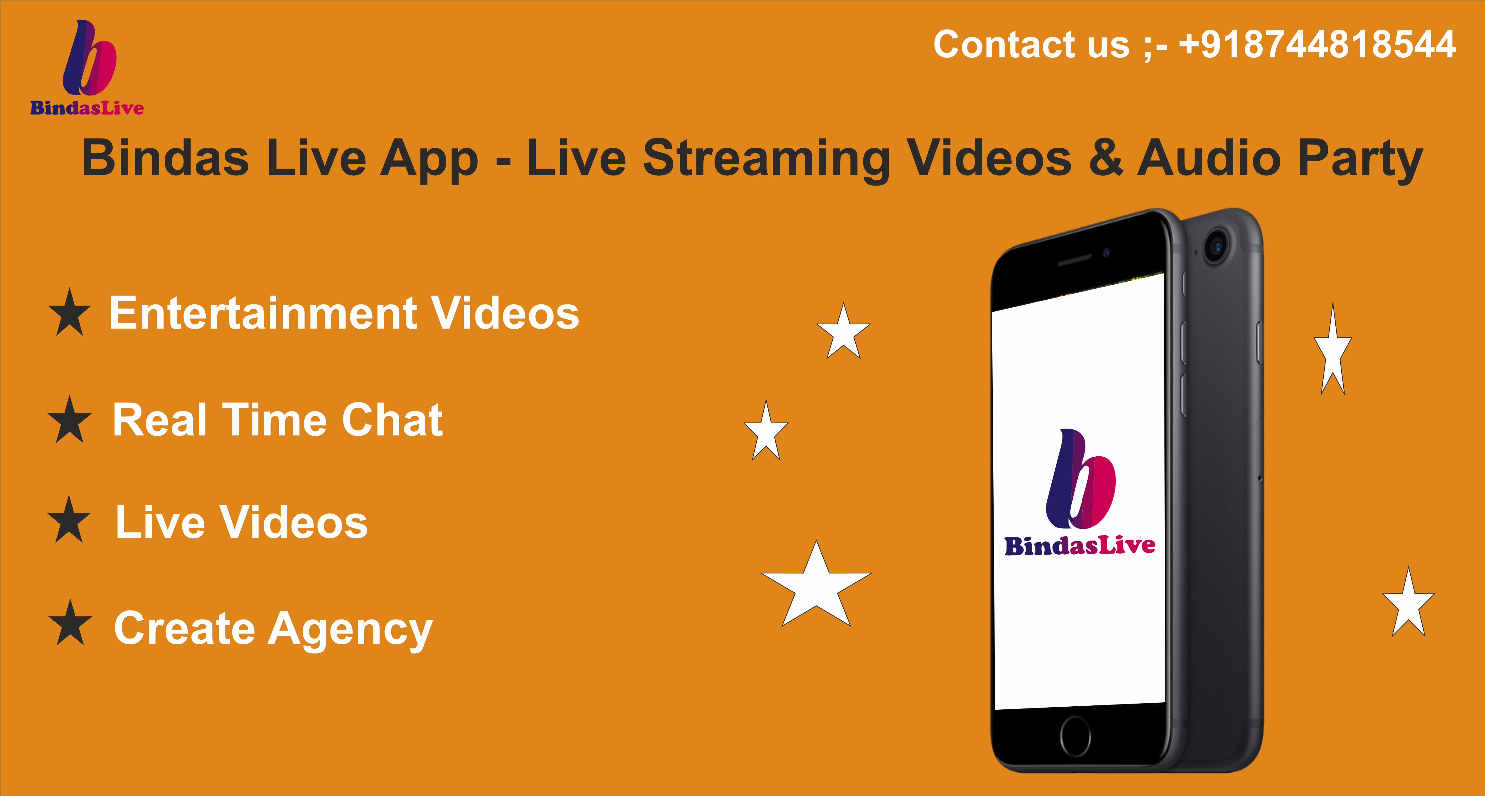 Bindas Live Stream & Video App | Make Money: Play & Earn Cash - Bindas Live รูปที่ 1