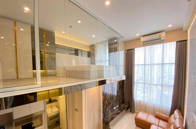 ((ให้เช่า)) คอนโด Knightsbridge prime sathorn ขนาด 45 ตรม. ห้อง Duplex ตกแต่งสวย พร้อมเข้าอยู่ ใกล้รถไฟฟ้า BTS ช่องนนทรี รูปที่ 1