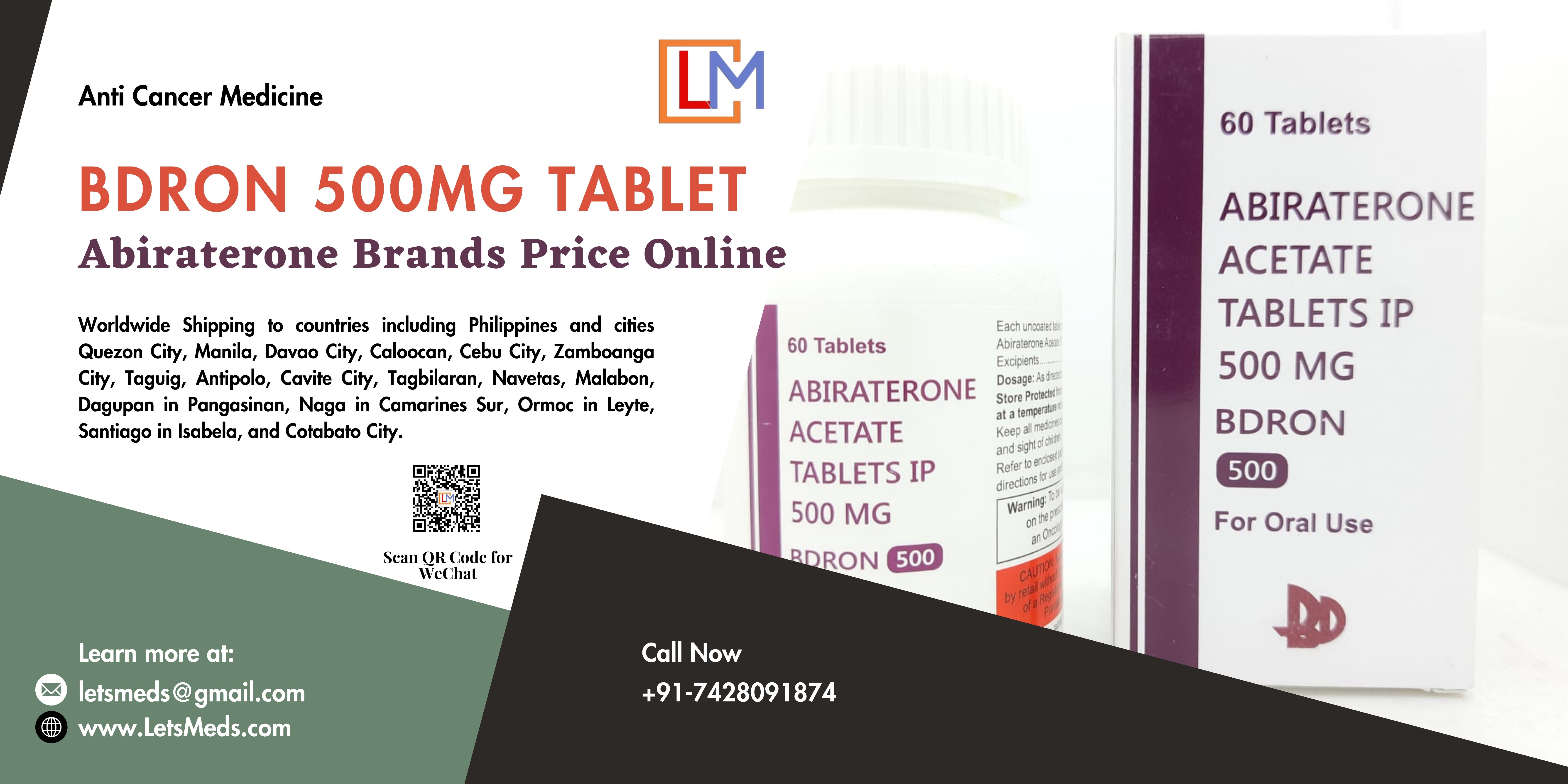 Abiraterone 500mg Tablet Online Price Wholesale  รูปที่ 1