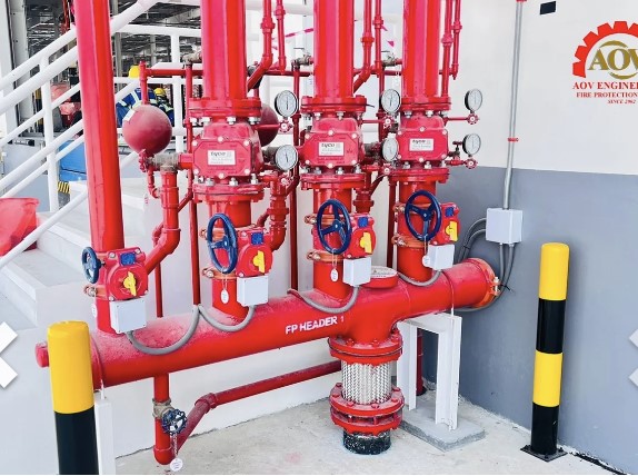 ออกแบบระบบดับเพลิง ติดตั้งระบบดับเพลิง บริษัทรับติดตั้งระบบดับเพลิง ที่ AOV Engineering รูปที่ 1