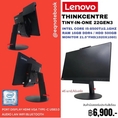 COMPUTER LENOVO THINKCENTRE TINY IN ONE 22GEN3 CORE I5-8500T RAM 8GB HDD 500GB LCD 21.5’’FHD สินค้ามือสองสภาพดีสวย