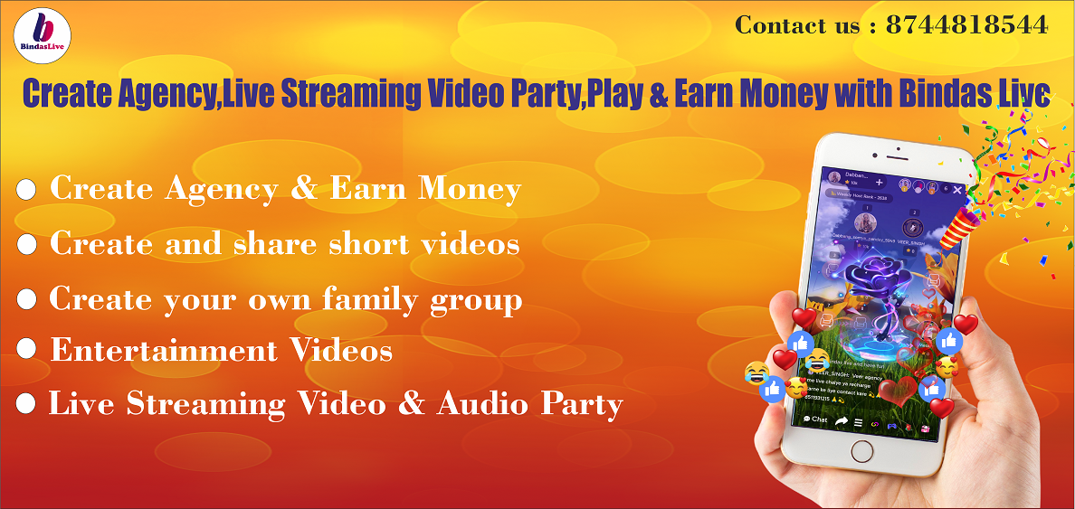 Create Your Agency & Earn Money on Bindas Live | Advanced Live Streaming Solutions รูปที่ 1