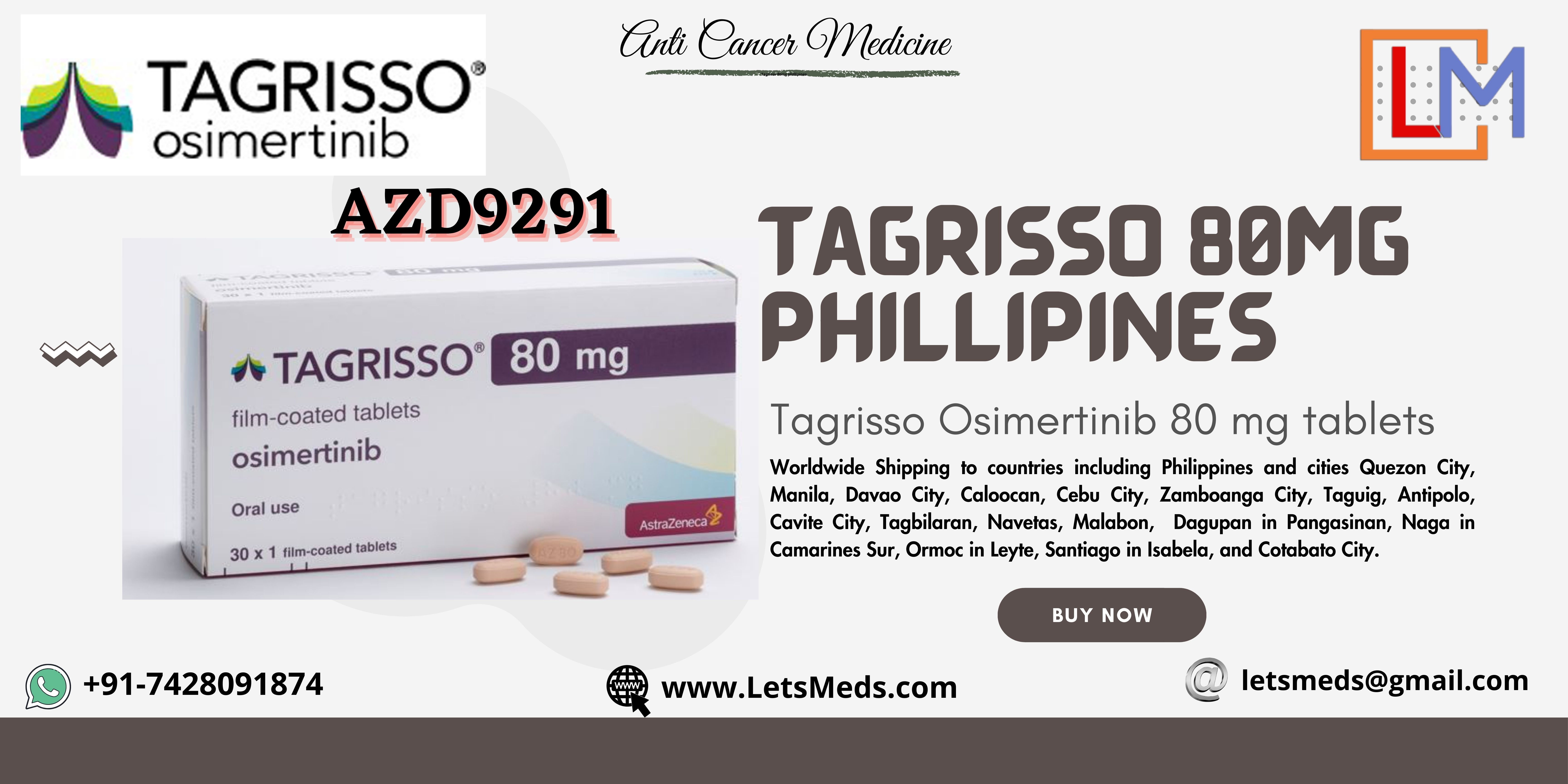 Tagrisso 80mg Osimertinib Tablet Price Online Philippines รูปที่ 1