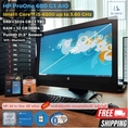 All in One คอมพิวเตอร์ HP ProOne 600 G3 AIO - CPU Core i5-6500 Max 3.60GHz + SSD + WIfi + Bluetooth + เมาส์ คีย์บอร์ด ครบพร้อมใช้ สเปคแรงๆ จอ 21.5