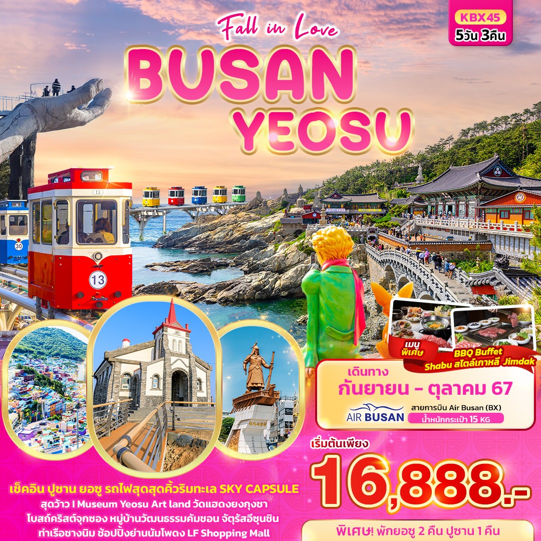 Fall in love BUSAN YEOSU 5วัน3คืน รูปที่ 1