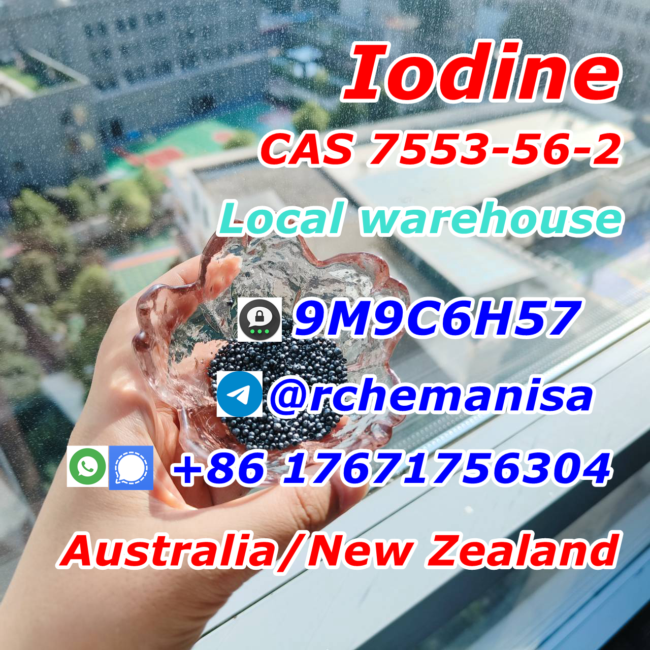 Tg@rchemanisa Iodine Ball CAS 7553-56-2 Hypo CAS 6303-21-5 Australia Hot Selling รูปที่ 5
